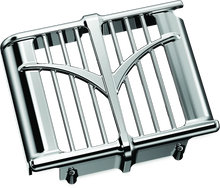 Load image into Gallery viewer, Kuryakyn Oil Cooler Cover 14-23 Indian Models Chrome - Main Product View