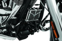 Load image into Gallery viewer, Kuryakyn Oil Cooler Cover 14-23 Indian Models Chrome - Side View