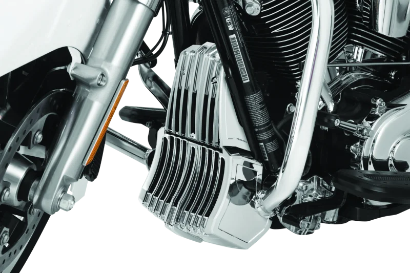 Kuryakyn Oil Cooler Cover Milwaukee-8 Chrome - Main Product View