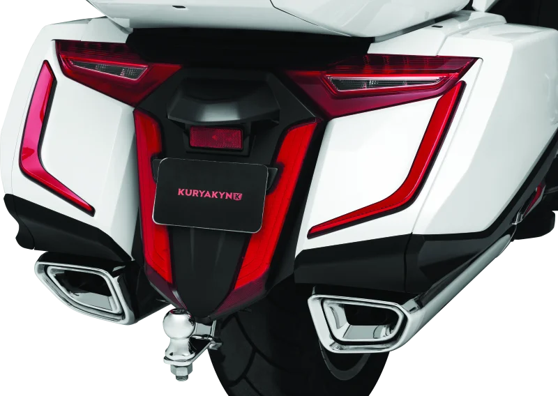 Kuryakyn Omni L.E.D Rear Fender Cover 18-20 GL1800 Satin Black - Side View