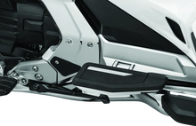 Load image into Gallery viewer, Kuryakyn Omni Transformer Passenger Flooboards Chrome - Side View