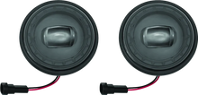 Load image into Gallery viewer, Kuryakyn Orbit 4-1/2in Passing Lamps Black - Main Product View