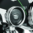 Load image into Gallery viewer, Kuryakyn Orbit 4-1/2in Passing Lamps Black - Back View