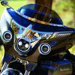 Load image into Gallery viewer, Kuryakyn Orbit Headlight Adapter Black - Detail View