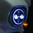 Load image into Gallery viewer, Kuryakyn Orbit Vision 7inch Led Headlight - Side View
