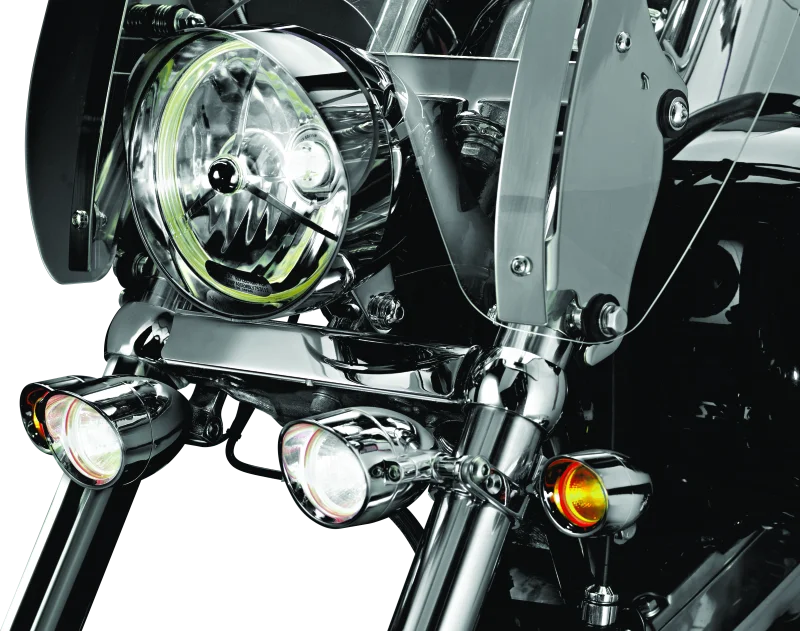 Kuryakyn P-Clamp 39mm-41mm Chrome - Side View