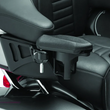 Load image into Gallery viewer, Kuryakyn Passenger Armrest 14-Up Touring &amp; Tri Glide Black - Back View