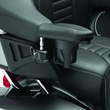 Load image into Gallery viewer, Kuryakyn Passenger Armrest 14-Up Touring &amp; Tri Glide Black - Installation View