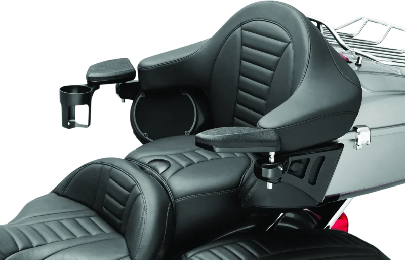 Kuryakyn Passenger Armrest 14-Up Touring & Tri Glide Black - Additional View 5
