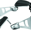 Load image into Gallery viewer, Kuryakyn Passenger Armrests  14-23 Touring Models Chrome - Main Product View