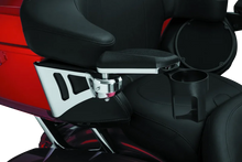 Load image into Gallery viewer, Kuryakyn Passenger Armrests  14-23 Touring Models Chrome - Back View
