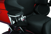 Load image into Gallery viewer, Kuryakyn Passenger Armrests  14-23 Touring Models Chrome - Installation View