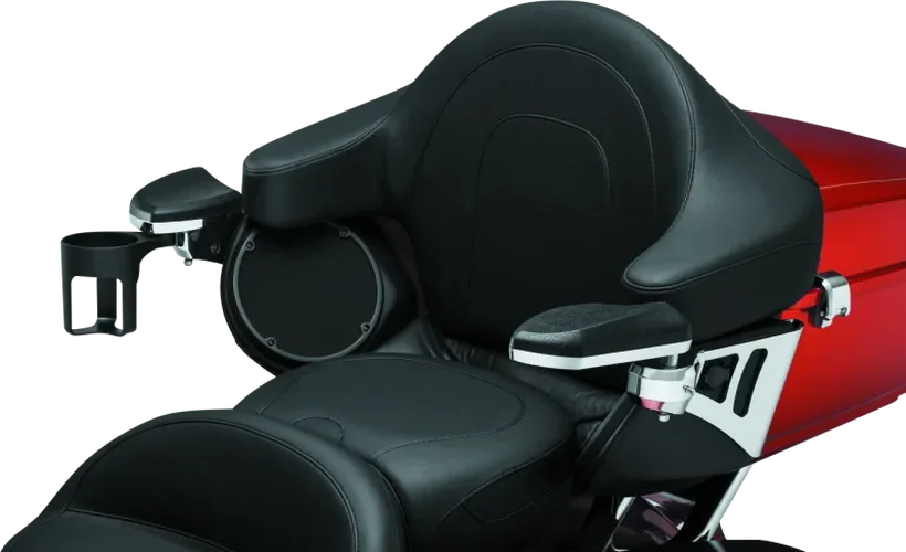 Kuryakyn Passenger Armrests  14-23 Touring Models Chrome - Additional View 5