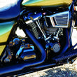 Load image into Gallery viewer, Kuryakyn Passenger Board Block Off Plate Black - Side View