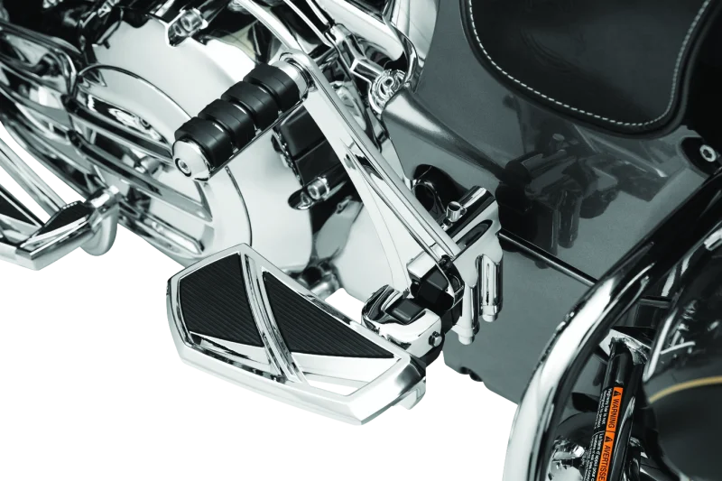 Kuryakyn Passenger Board Mounts Indian Models Black - Side View
