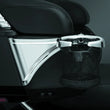 Load image into Gallery viewer, Kuryakyn Passenger Drink Holder With Basket 14-Up Touring Right Side Chrome - Side View