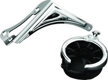 Load image into Gallery viewer, Kuryakyn Passenger Drink Holder With Basket 98-13 Touring Right Side Chrome - Main Product View