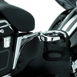Load image into Gallery viewer, Kuryakyn Passenger Drink Holder With Basket 98-13 Touring Right Side Chrome - Detail View