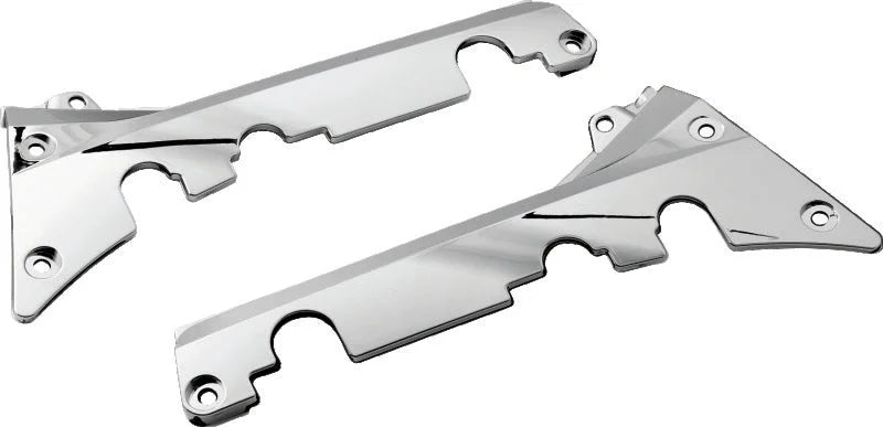 Kuryakyn Passenger Floorboard Side Covers 01-17 Honda GL1800 Chrome - Main Product View