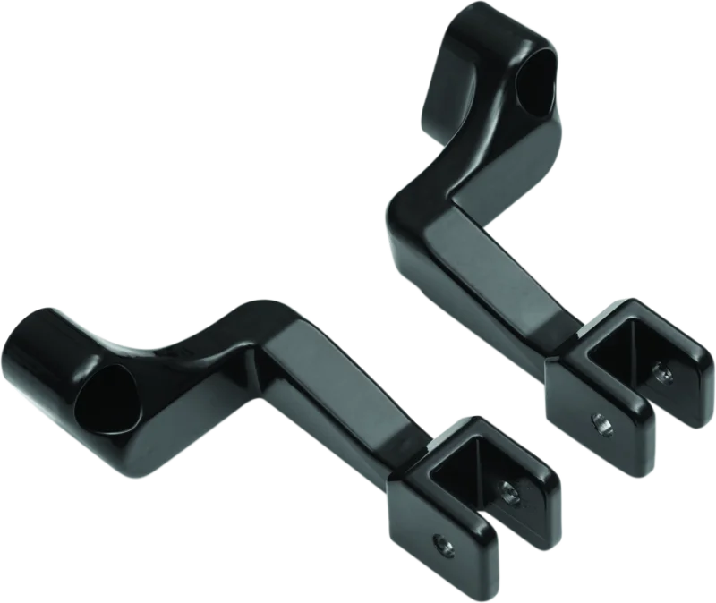 Kuryakyn Passenger Peg Mounts Indian Models Gloss Black - Main Product View