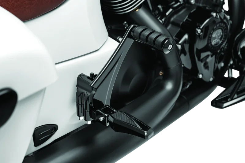 Kuryakyn Passenger Peg Mounts Indian Models Gloss Black - Side View