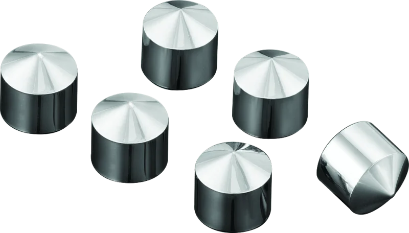 Kuryakyn Peaked Rocker Box Bolt Covers 6 Piece Twin Cam & Milwaukee-8