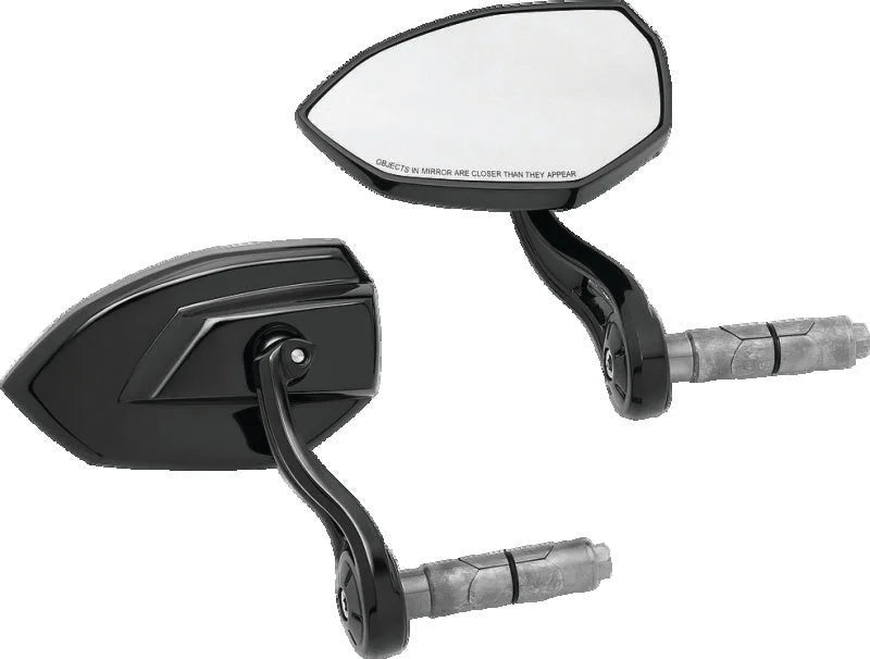 Kuryakyn Phantom Bar End Mirror Gloss Black - Main Product View