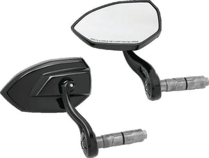 Kuryakyn Phantom Bar End Mirror Gloss Black - Main Product View