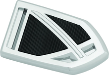 Load image into Gallery viewer, Kuryakyn Phantom Brake Pedal Pad FL Touring Models Chrome - Main Product View