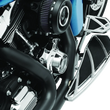 Load image into Gallery viewer, Kuryakyn Phantom Brake Pedal Pad FL Touring Models Chrome - Detail View