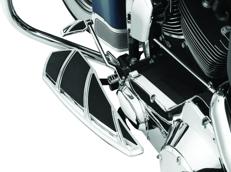 Kuryakyn Phantom Floorboards Chrome - Side View