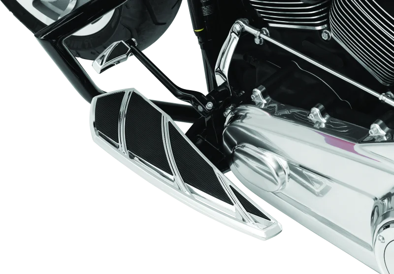 Kuryakyn Phantom Floorboards Chrome - Side View