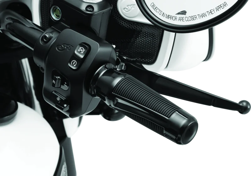 Kuryakyn Phantom Grips Indian Black - Side View