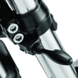 Load image into Gallery viewer, Kuryakyn Pipe Wrench Fork Mounts Black - Back View