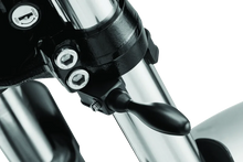 Load image into Gallery viewer, Kuryakyn Pipe Wrench Fork Mounts Black - Back View