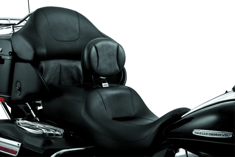 Kuryakyn Plug-In Driver Backrest 97-Up Touring Chrome - Detail View