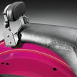Load image into Gallery viewer, Kuryakyn Plug &amp; Play Removable Backrest Bracket Chrome - Side View