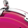 Load image into Gallery viewer, Kuryakyn Plug &amp; Play Removable Backrest Bracket Chrome - Back View