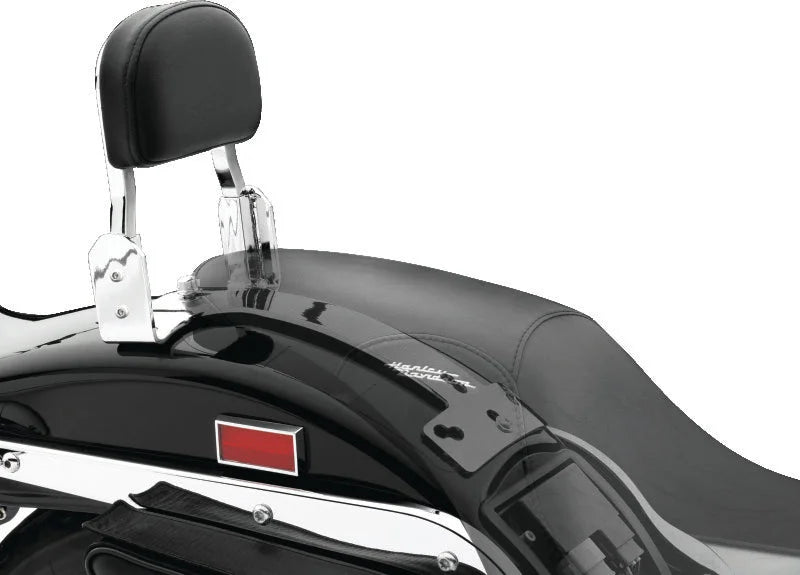 Kuryakyn Plug & Play Removable Backrest Bracket Chrome - Installation View