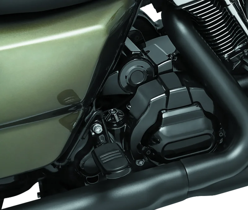 Kuryakyn Precision Dipstick Milwaukee-8 Gloss Black - Side View