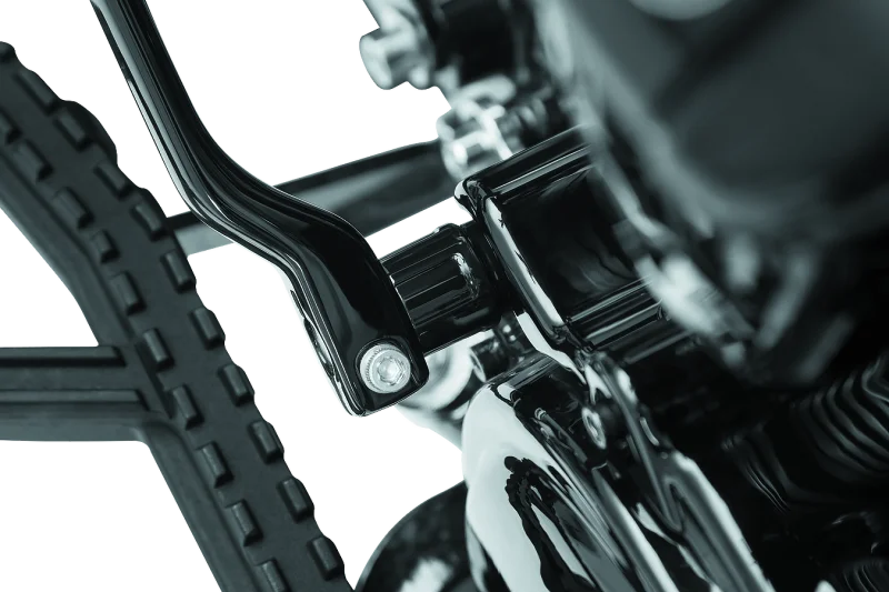 Kuryakyn Precision Heel Shifter Eliminator Black - Side View