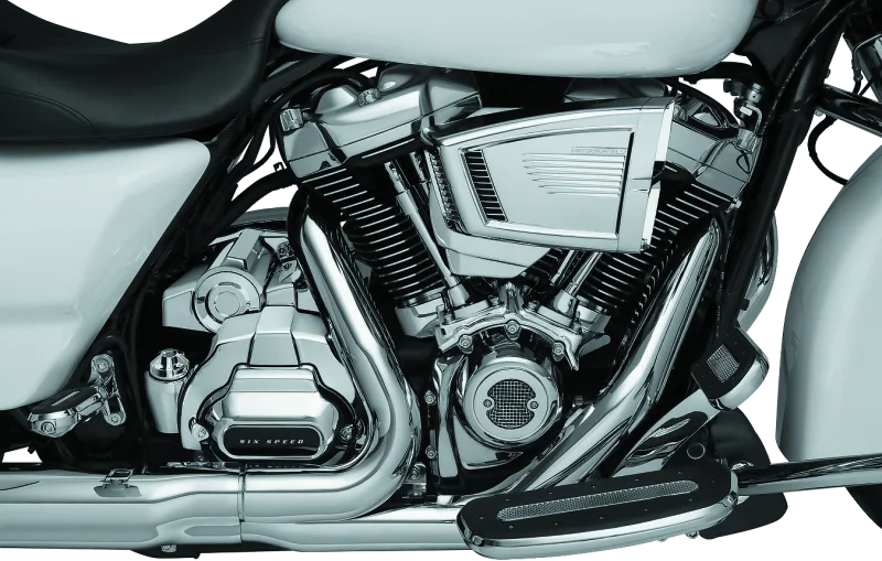 Kuryakyn Precision Transmission Shroud Chrome - Side View
