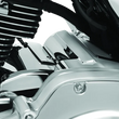 Load image into Gallery viewer, Kuryakyn Precision Transmission Top Cover 17-Up Touring Models Chrome - Back View