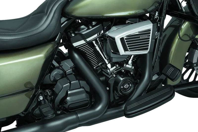 Kuryakyn Precision Transmission Top Cover Black - Side View