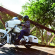 Load image into Gallery viewer, Kuryakyn Precision Upper Frame Cover Chrome - Side View