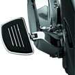 Load image into Gallery viewer, Kuryakyn Premium Mini Board With Male Mount Adapter Chrome - Back View