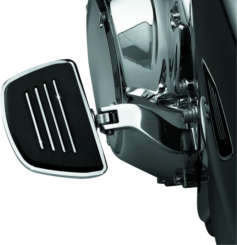 Kuryakyn Premium Mini Board With Male Mount Adapter Chrome - Back View