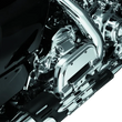 Load image into Gallery viewer, Kuryakyn Premium Ribbed Floorboards Without Adapter Chrome - Side View