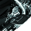 Load image into Gallery viewer, Kuryakyn Premium Ribbed Floorboards Without Adapter Chrome - Detail View
