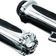 Load image into Gallery viewer, Kuryakyn Premium Zombie Grips With Throttle Boss Throttle-By-Wire Chrome